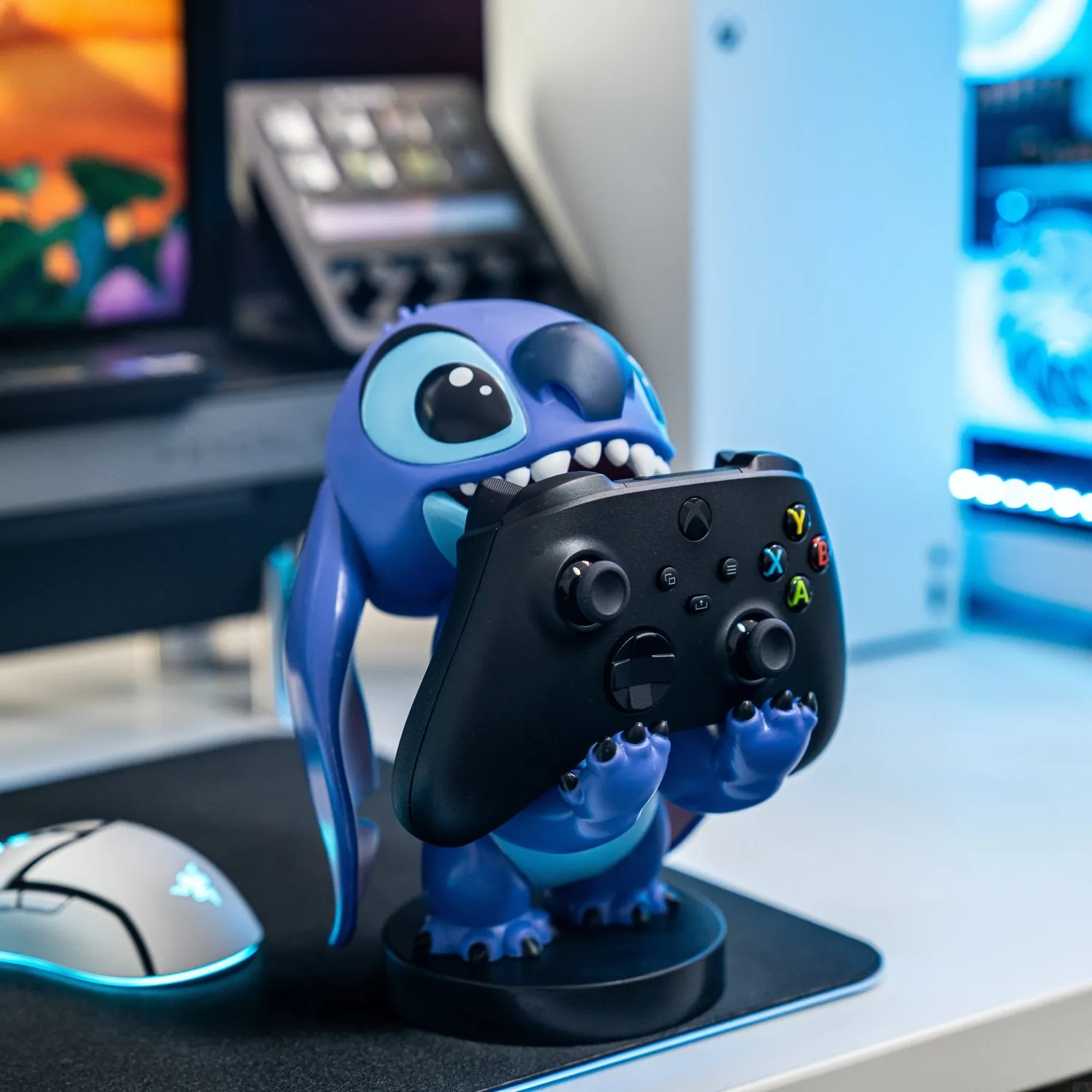 Exquisite Gaming Cable Guys Smiley Stitch suport controller Disney