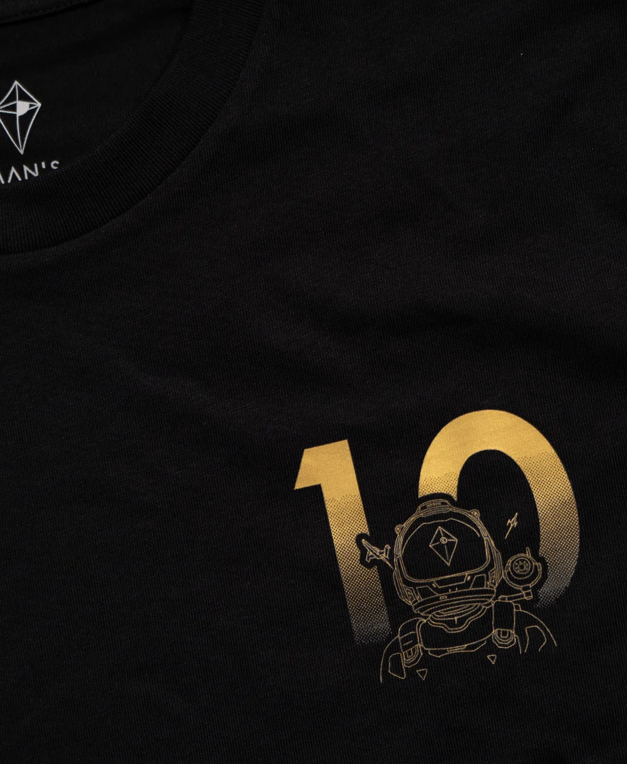 No Man's Sky 10th Anniversary tricou negru oficial