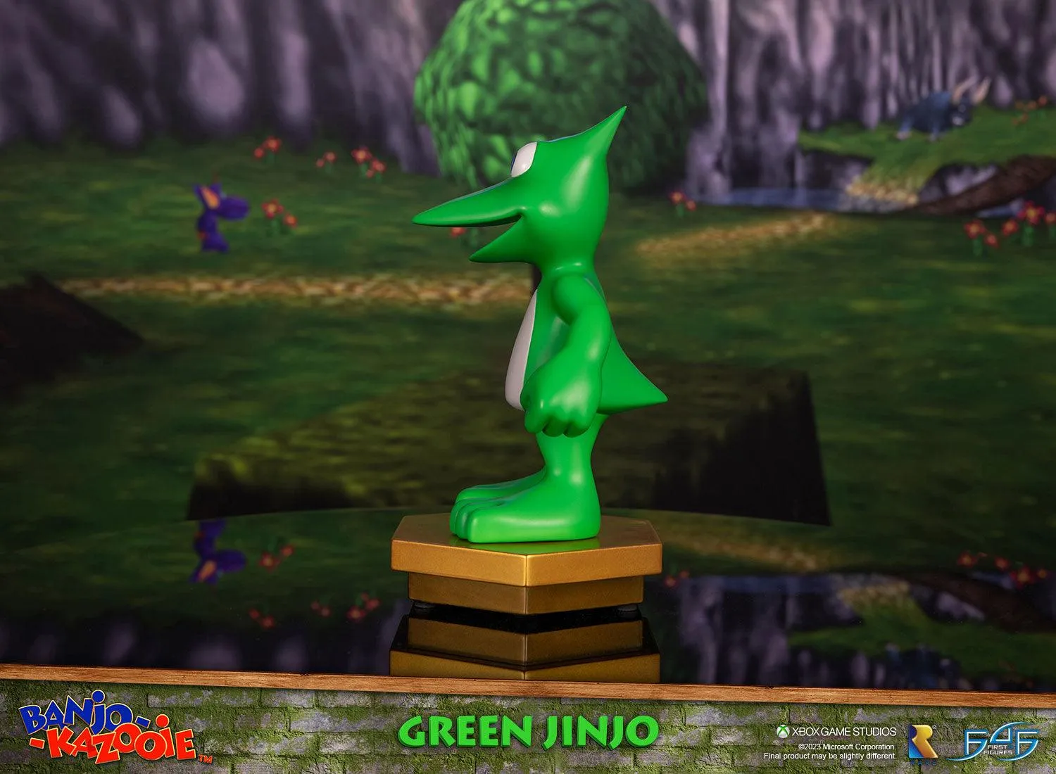 First 4 Figures Banjo-Kazooie Green Jinjo statuetă rășină