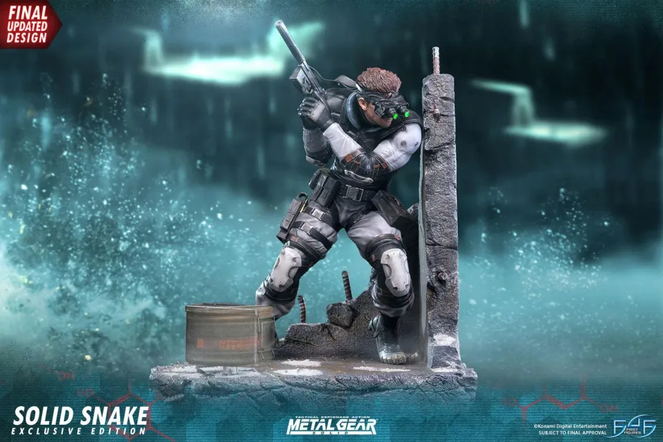 First 4 Figures Metal Gear Solid Solid Snake statuetă Exclusive LED