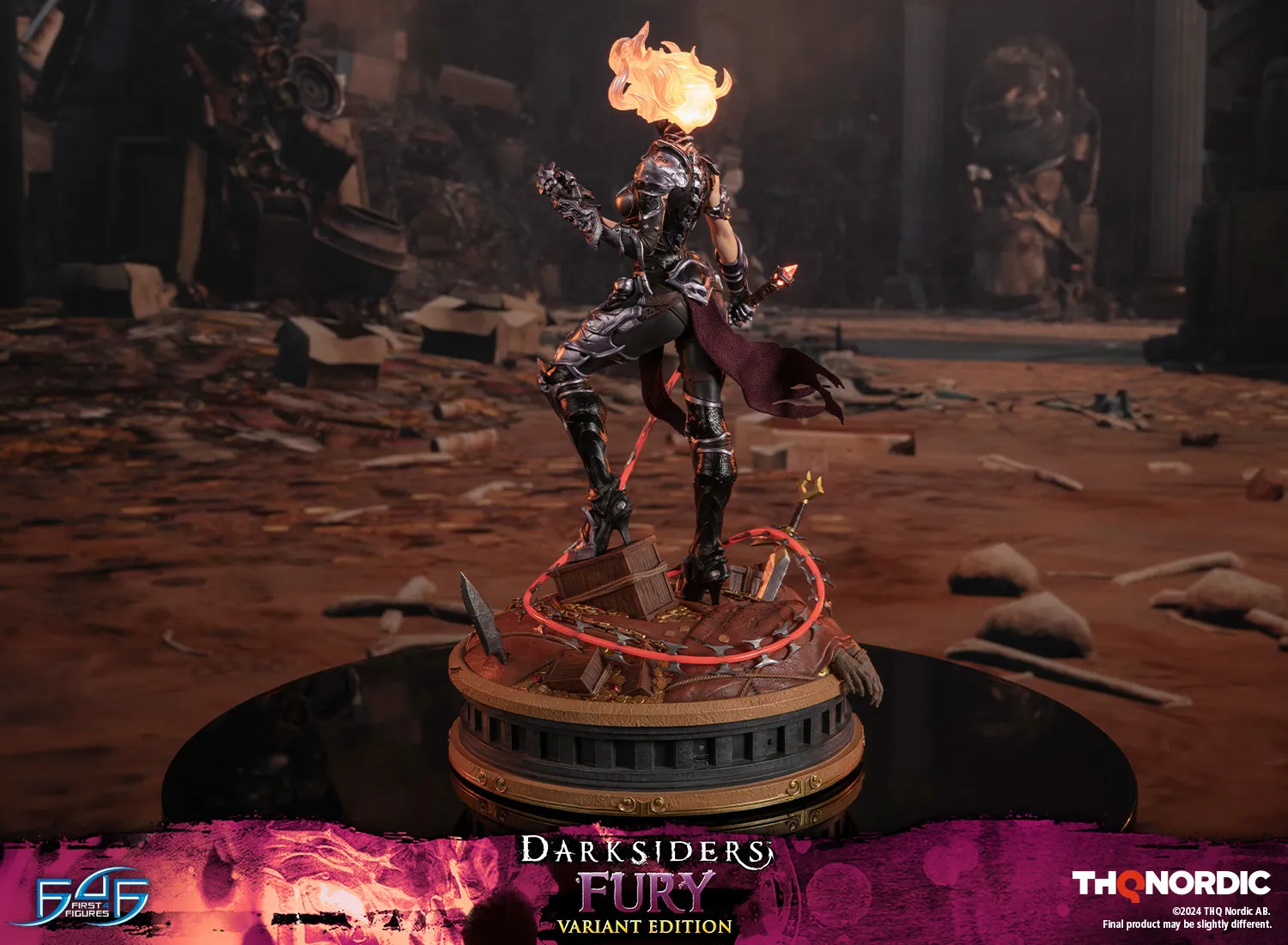 First 4 Figures Darksiders Fury statueta rasina Variant LED