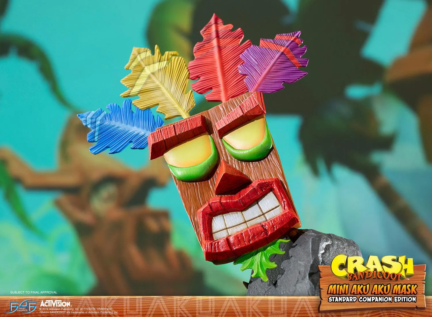 First 4 Figures Crash Mini Aku Aku mască rășină