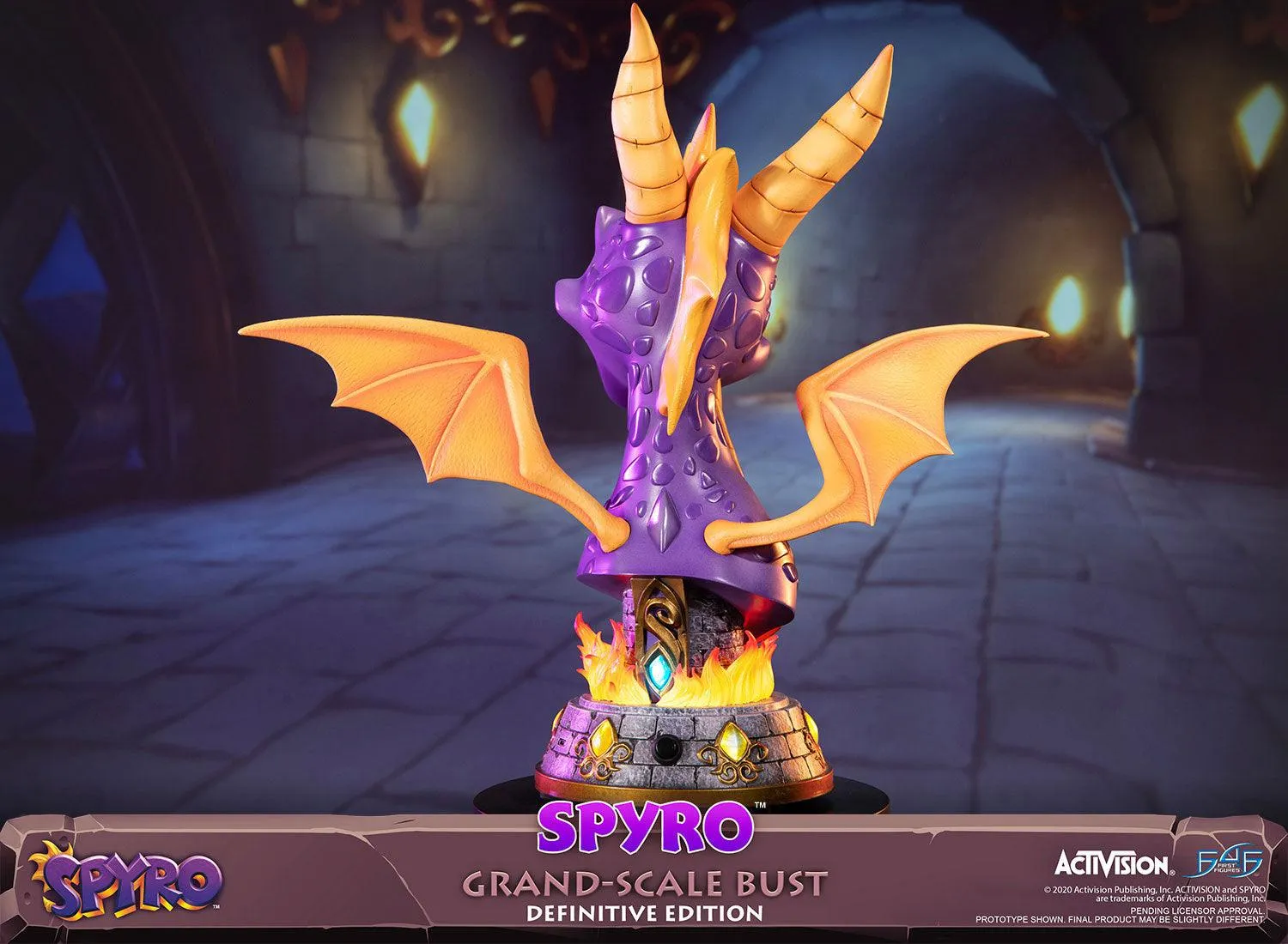 First 4 Figures Spyro Grand-Scale Bust statueta Definitive cu LED