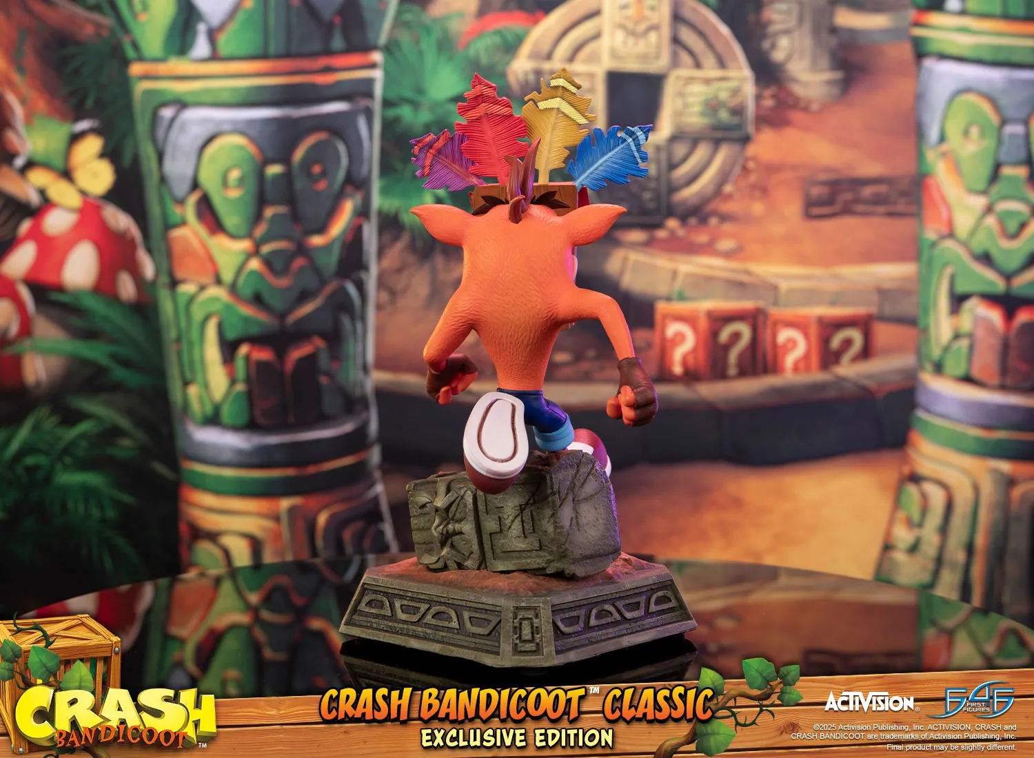 First 4 Figures Crash Classic statueta exclusiva Aku Aku