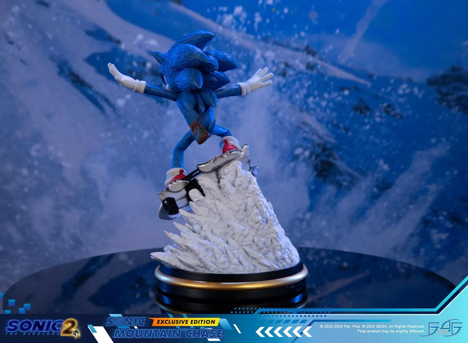 First 4 Figures Sonic 2 Mountain Chase statuetă LED 34 cm