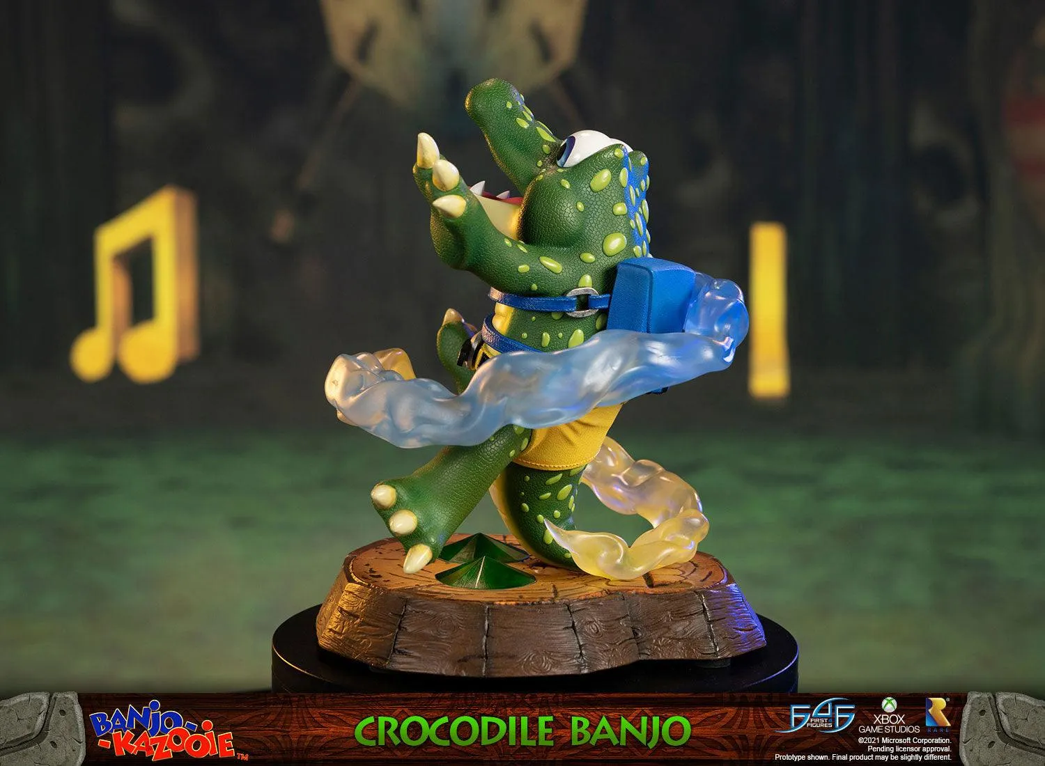 First 4 Figures Banjo-Kazooie Crocodile Banjo statueta rasina