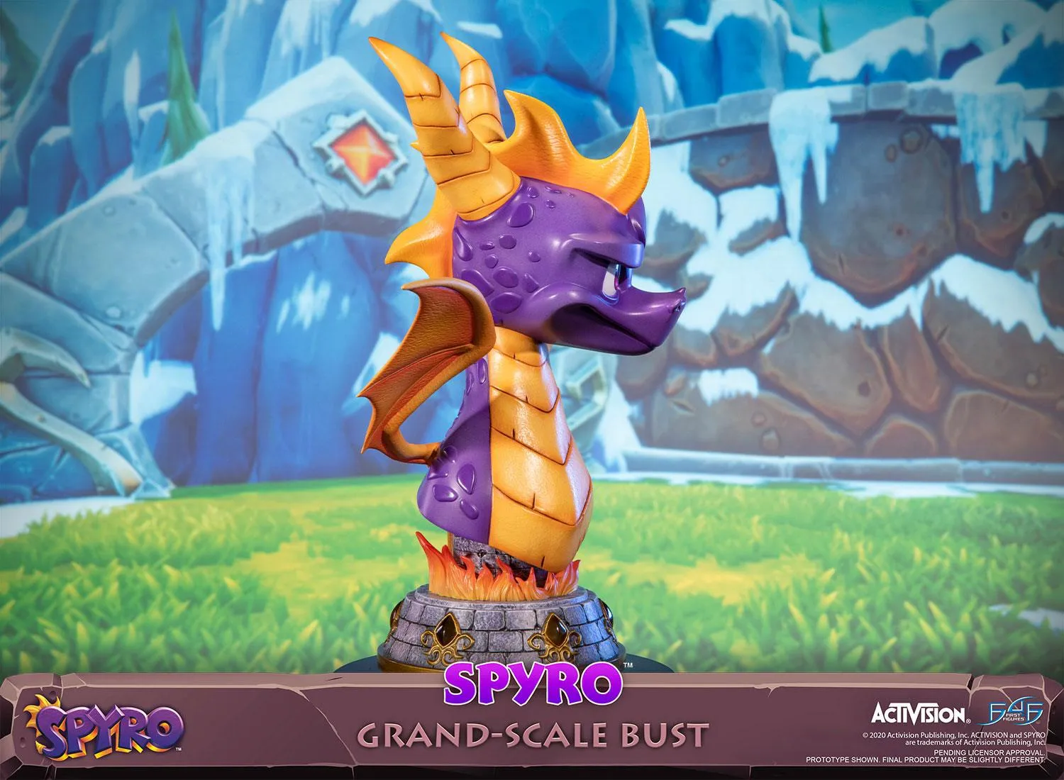 First 4 Figures Spyro bust Grand-Scale Standard cu flacari