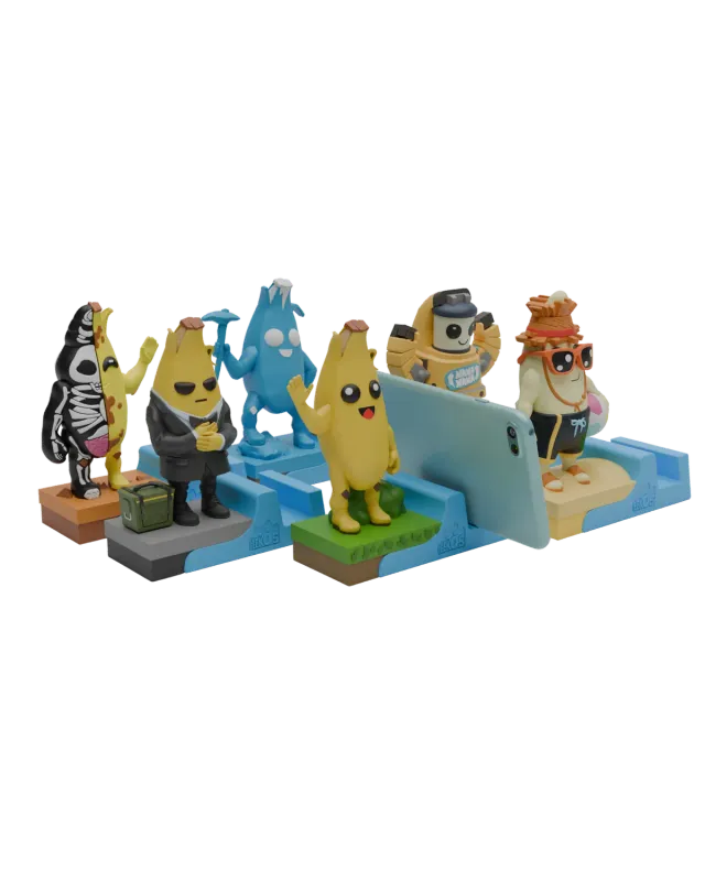 Exquisite Gaming Fortnite Peely Peekos suport telefon set 6