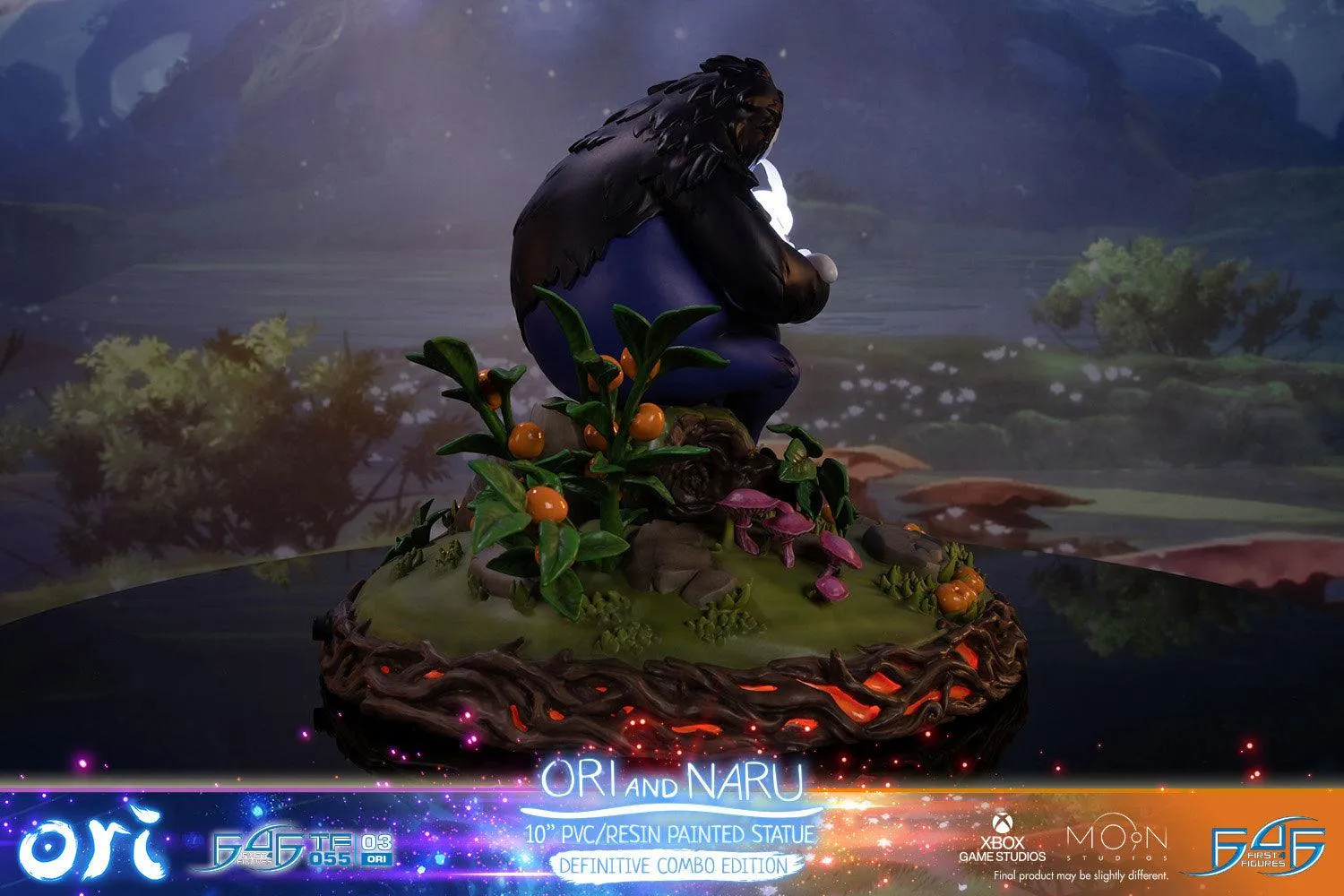 First 4 Figures Ori Blind Forest Ori and Naru statueta Combo LED