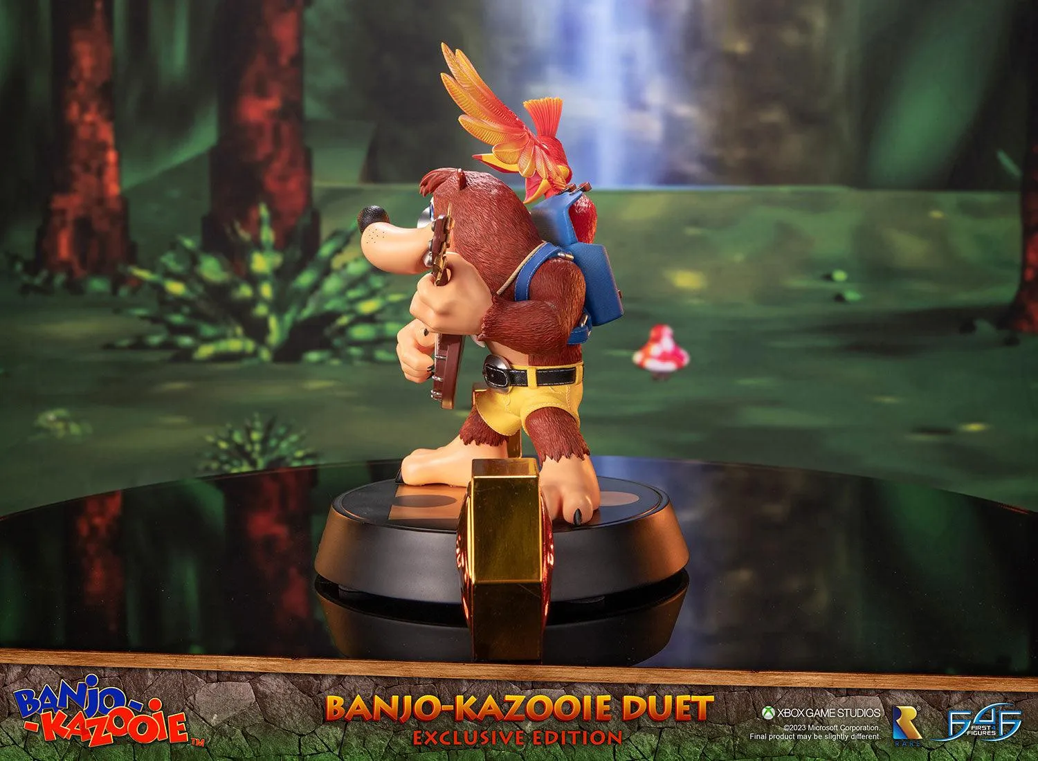 First 4 Figures Banjo-Kazooie Duet statueta Exclusive Edition rasina