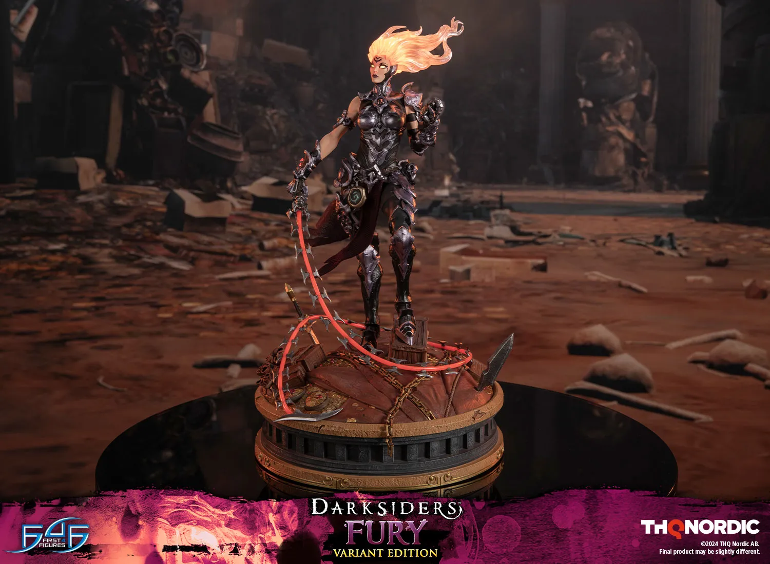 First 4 Figures Darksiders Fury statueta rasina Variant LED