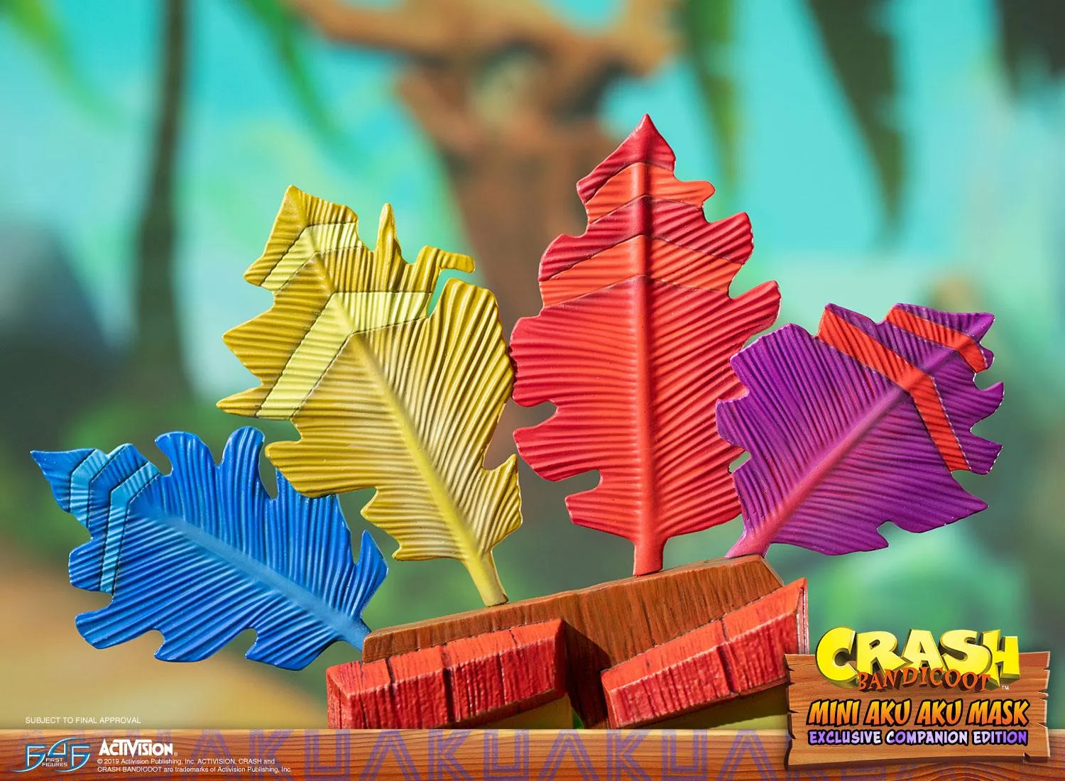 First 4 Figures Crash Mini Aku Aku statueta Exclusive Companion LED