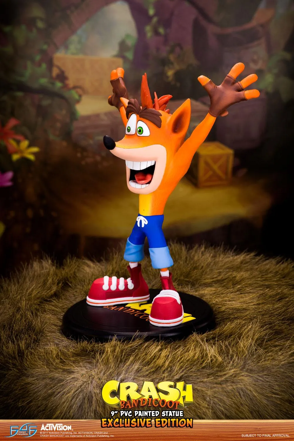 First 4 Figures Crash Bandicoot statueta PVC Exclusive 9 inch