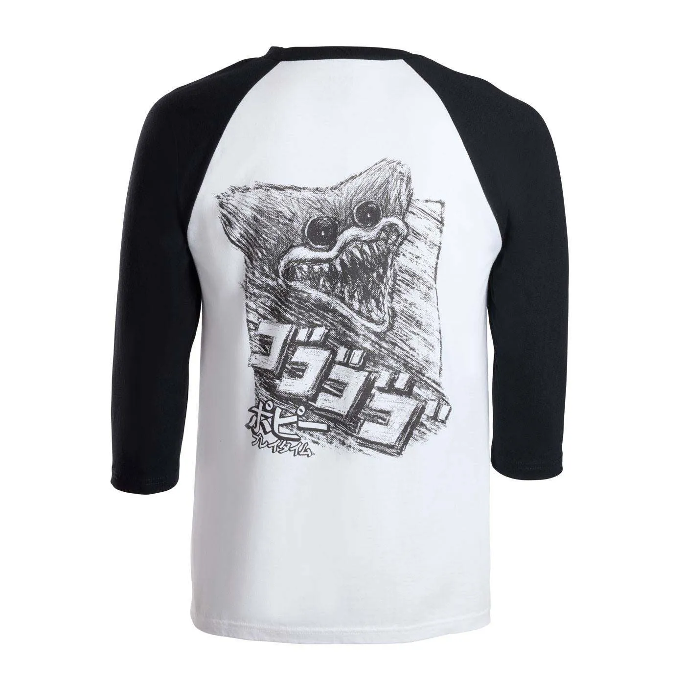 Huggy Wuggy Poppy Playtime Go Go Go tricou maneca 3/4 manga