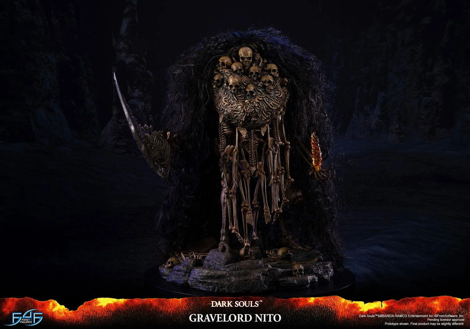 First 4 Figures Dark Souls Gravelord Nito statueta Standard rasina