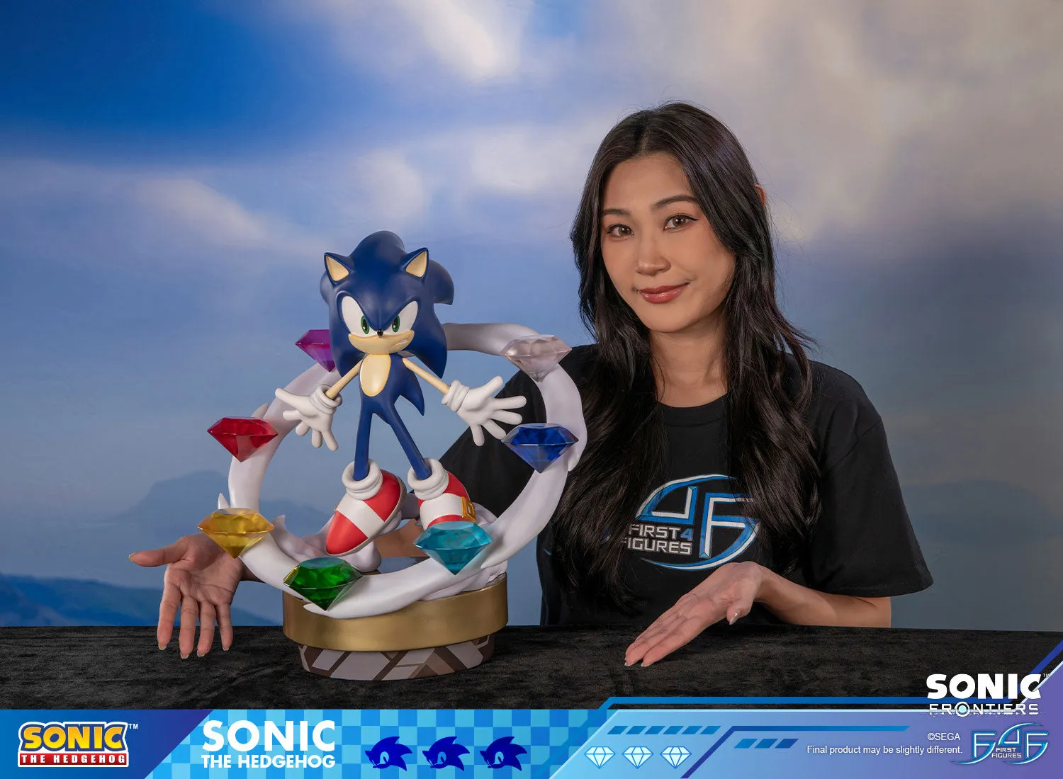 First 4 Figures Sonic Frontiers Sonic statueta rasina Chaos 42cm