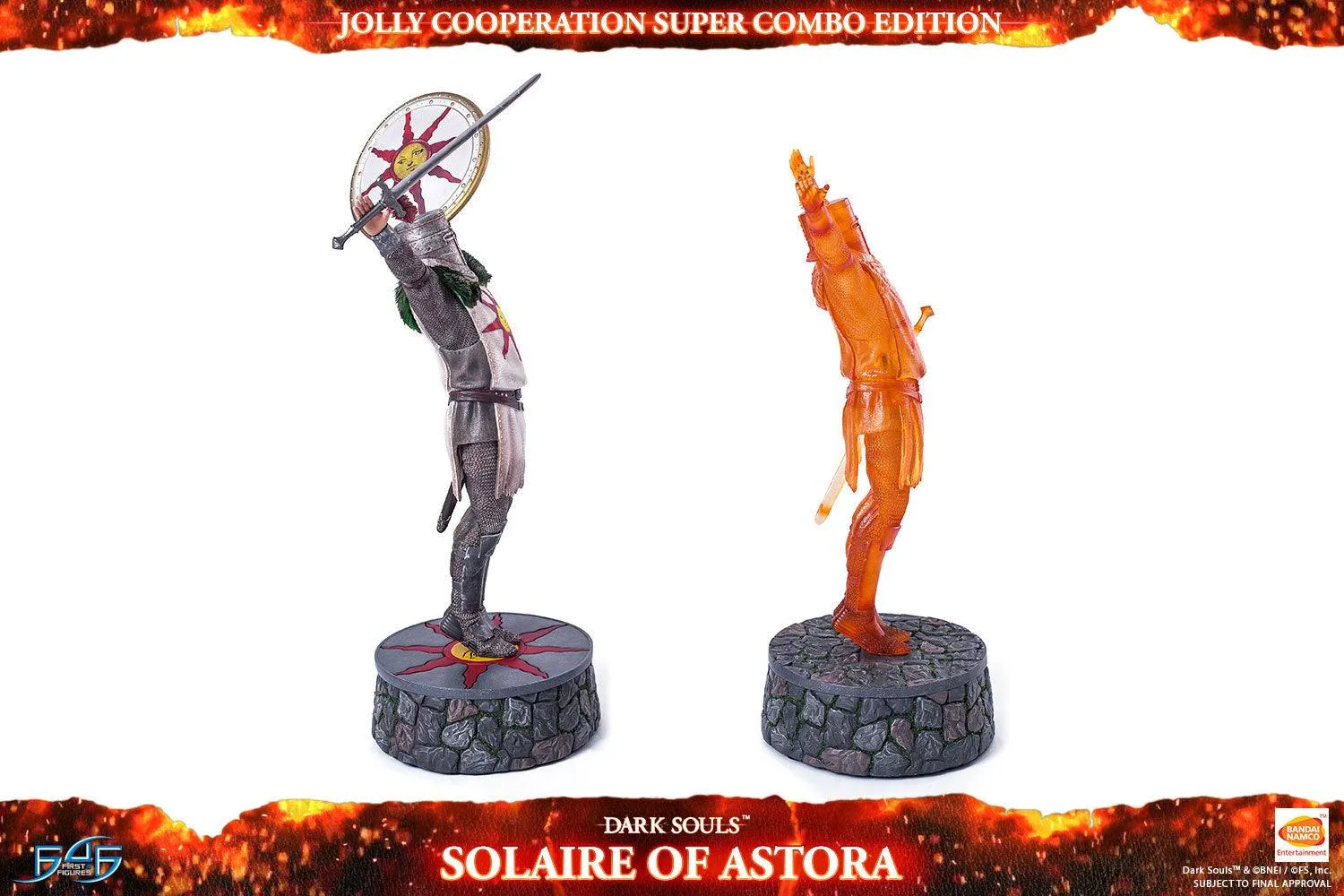 First 4 Figures Dark Souls Solaire statuetă Super Combo 2-pack