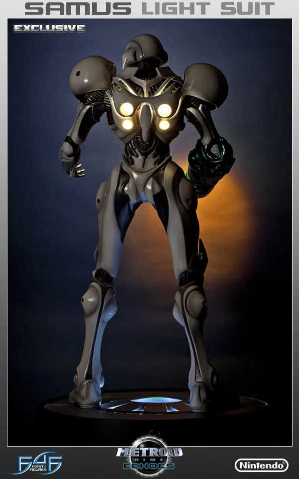 First 4 Figures Metroid Samus Light Suit statuetă 1/4 Exclusive