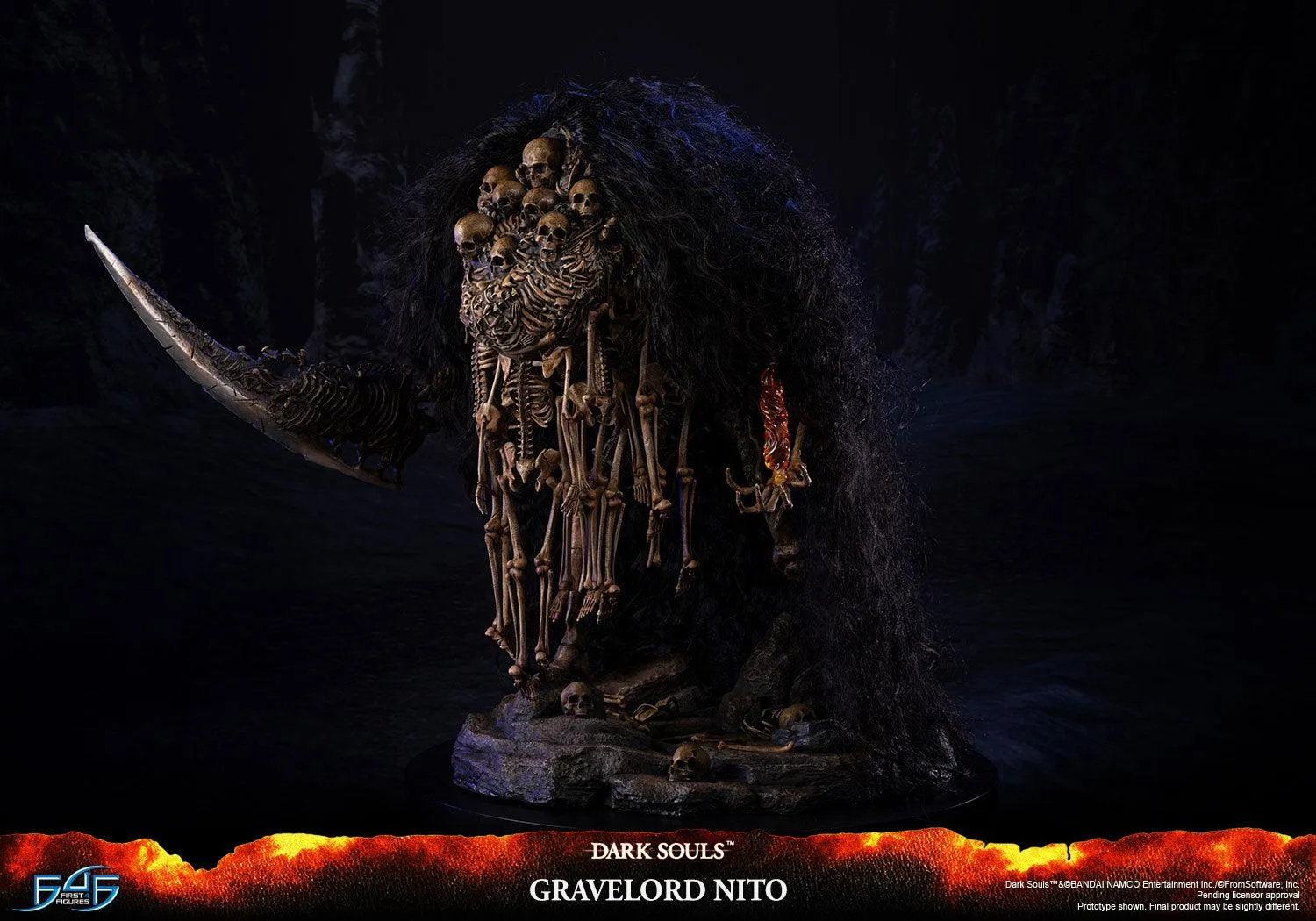 First 4 Figures Dark Souls Gravelord Nito statueta Standard rasina