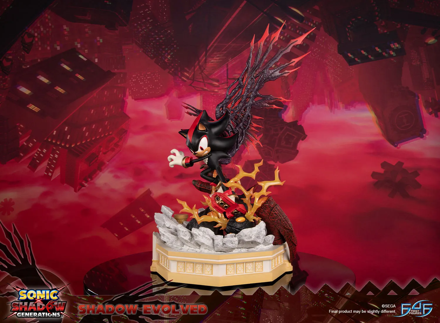 First 4 Figures Sonic Shadow Evolved statuetă rășină 58cm