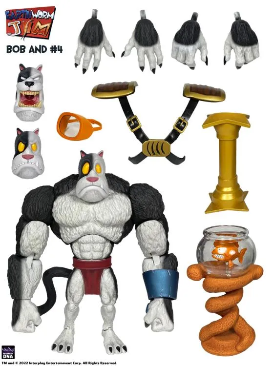 Premium DNA Earthworm Jim set complet 4 figurine