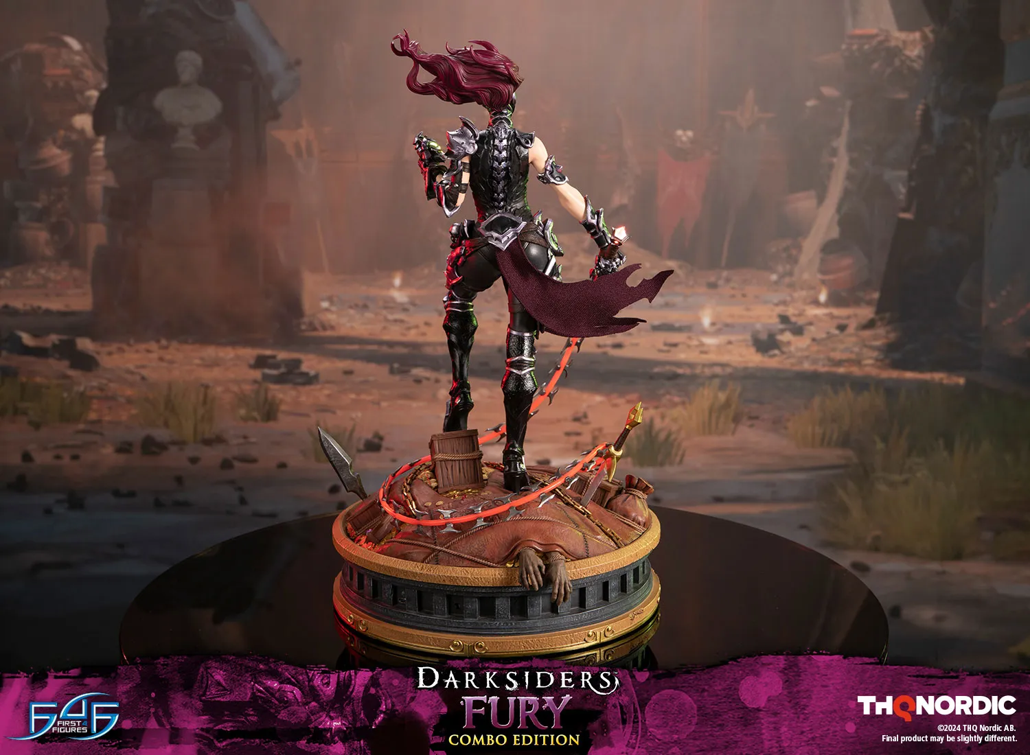 First 4 Figures Darksiders Fury statueta Combo LED 45cm